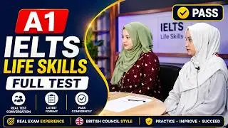 Full IELTS Life Skills A1 Speaking and Listening Test : Pass The IELTS Life Skills Test A1 Test now!