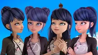 Miraculous Ladybug Speededit: Marinette with 4 different hairstyles