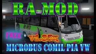Mod Microbus Pia Vw R.A MOD ETS 2 v1.35 (11/06/2019)