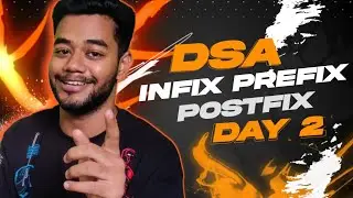 D-2 | DSA | Infix Prefix Postfix and conversion SIMPLE explanation ft. 5 GATE CSE concept daily 🤯