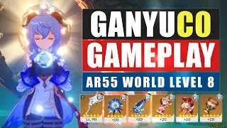 C0 Ganyu Lvl90 Main DPS Gameplay | Crowned | Genshin Impact 1.2
