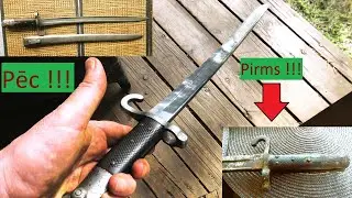 Retas Austroungārijas bajonetes restaurācija/Restoration of a rare Austro-Hungarian bayonet M1873