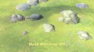 Example of Terrain Blending from a MicroSplat user