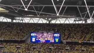 Norwich celebrate winning the playoff final