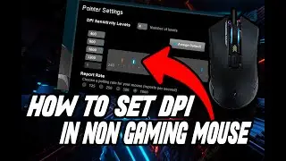 🔥How to set dpi in non gaming mouse 👽✅ ll METHTHA OFFICLE