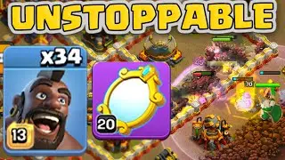 Hog Riders + Magic Mirror is UNSTOPPABLE in Clash of Clans