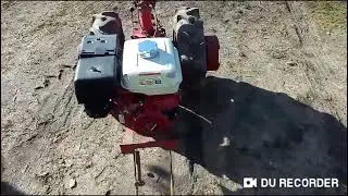 Замена масла двигателя Honda GX-270 мотоблока Беларус, МТЗ.