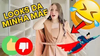 PROVANDO ROUPAS DA MINHA MÃE😂 #3