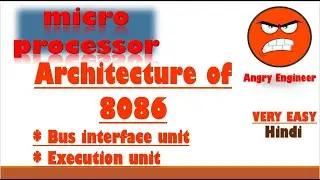 Architecture of 8086 microprocessor | bus interface unit | execution unit | internal architecture