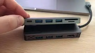 FACELESS CHINESE NO NAME Type-C USB RJ45 HUB for MacBook Pro with 1000Mbps Ethernet modem!