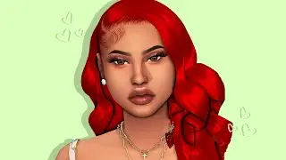 the sims 4 cas: shya | cc list & sim download