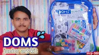 DOMS JUNIOR ART KIT || MRP-380 || REVIEW VIDEO || YT STATIONARY||