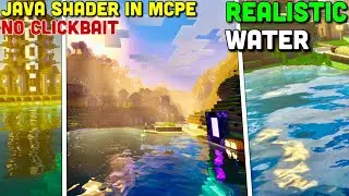 (Top 3) Best *NEW* Minecraft Bedrock 1.21+ Ultra Realistic Water Shaders (iOS, Android, Windows)