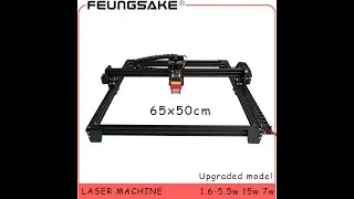 Лазерный гравировальный станок FEUNGSAKE 6550 с чпу с AliExpress. Сборка и обзор
