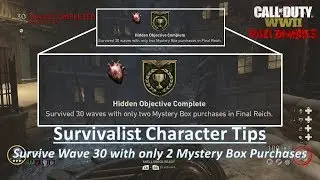 Survivalist Character Challenge - Only Two Mystery Box Purchases (COD WW2)