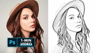 How to Convert your IMAGE into a PENCIL Sketch in Photoshop - Image to Pencil Sketch in Photoshop