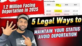 5 Legal Ways || PGWP Holders Can Avoid Deportation & Maintain Status in Canada 2025🇨🇦 #canada