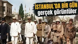 İstanbul'un  Ortasında Milli Bayramlarını Kutlayan Fransız Askerleri! 1919 
