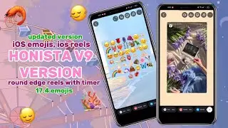 Ios Instagram in Android 🫶🏻 || Honista v9 version ❤️ || Ios emojis and ios style reels🩷