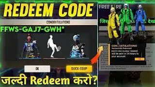 Free Fire Redeem Code | 1 October Redeem Code Free Fire | FF Redeem Code Today 2 October
