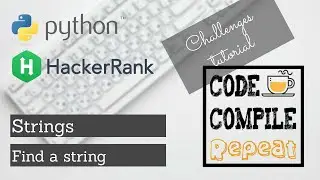 Python | Find a string | Hackerrank Solution