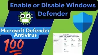 How to Enable / Disable Windows Defender| Remove Virus from PC | really need an antivirus in windows