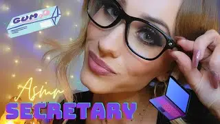 | ASMR | Secretary Makes Your Appointments 💻💕 (gum chewing, fast typing, roleplay)