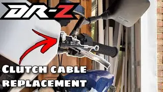Clutch cable replacement on a 2002 DRZ 400 #drz400 #supermotorbikes