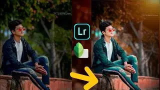 Lightroom moody orange effect photo editing || orange tone photo editing lightroom ||