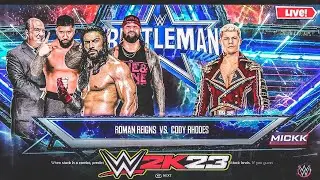 WWE 2K23 Team Roman Reigns vs Team Cody Rhodes #wwe2k23 #wwe2k22 #attitudestatus  🔥