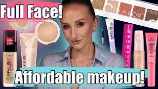 Full Face using Affordable makeup products! Maybelline, L'oreal, Trend it up and etc