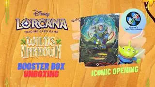 Disney Lorcana - Unboxing - Wilds Unknown (Iconic Opening, Best Booster Box Ever!)