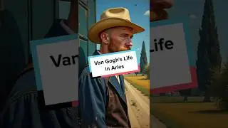 A Day of  Vincent Van Gogh's Life in Arles #shorts