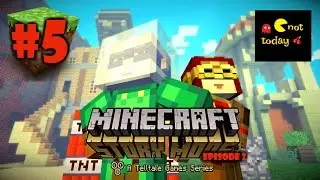 📐 Minecraft: Story Mode Ep2 - Прохождение на русском - Краснокаменск! #5