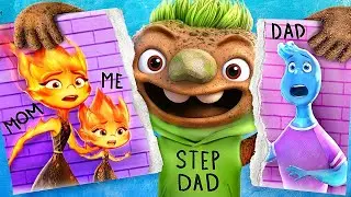 Ayah vs Ayah Tiri! Ember Dan Wade Dari Elemental Punya Anak! Tips Pengasuhan Api vs Air!