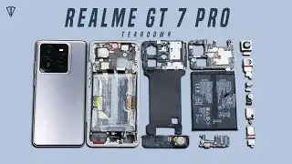 Realme GT 7 Pro TEARDOWN   See what's inside this phone!