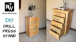 DIY Mobile Drill Press Stand | How to Build