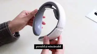 Aparat de masaj cervical cu percutii, cu afisaj LCD, Pulse massager Q-AM15