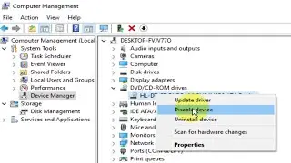 How to disable cd drive