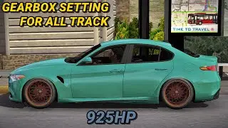 CAR PARKING MULTIPLAYER NEW UPDATE ALFA ROMEO GIULIA GEARBOX SETTING ALL TRACK 925HP