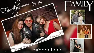 Family Video Editing By Kinemaster | Best Black Screen Family Video Template | Family Status Video