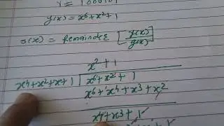 Syndrome decoding for ( 7, 3 )cyclic code with g(x)=x4+X2+x+1