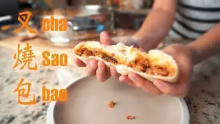 Homemade BBQ Pork bun (cha siu bao)