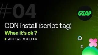 GSAP quick start: No Build Tools Required (Script Tags) | Learn GSAP Basics