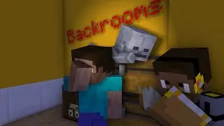 ЗАКРЫЛ ДРУЗЕЙ В ЗАКУЛИСЬЕ!Backrooms