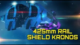 Eve Online - 2000+ dps 425mm RAIL SHIELD KRONOS