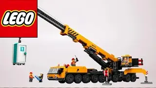 Lego City 60409 Yellow Mobile Construction Crane Speed Build