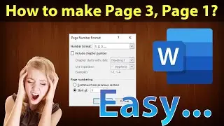 Struggling to start page numbering at a specific page in Word 365? This is what you need!