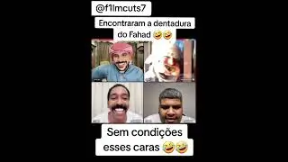 Árabes ri do em Live FAHAD e sua Dentadura#shortvideo #funnyvideo #arab