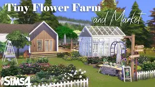Tiny Flower Farm and Market 💐 | Stop Motion build | The Sims 4 | NO CC